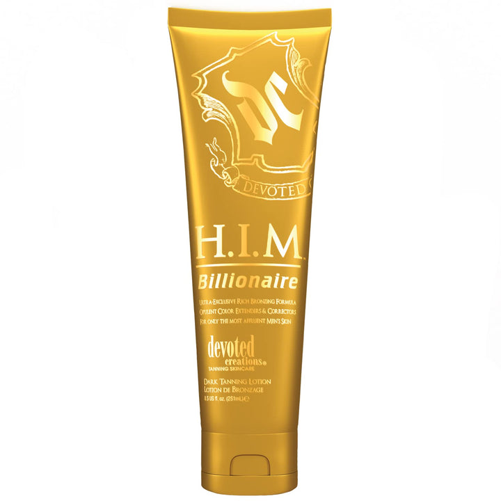 Devoted Creations front packaging showing bottle and label, conveys premium bronzing