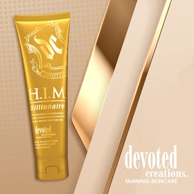 Devoted Creations ingredient label close-up highlighting active extracts and protective blend
