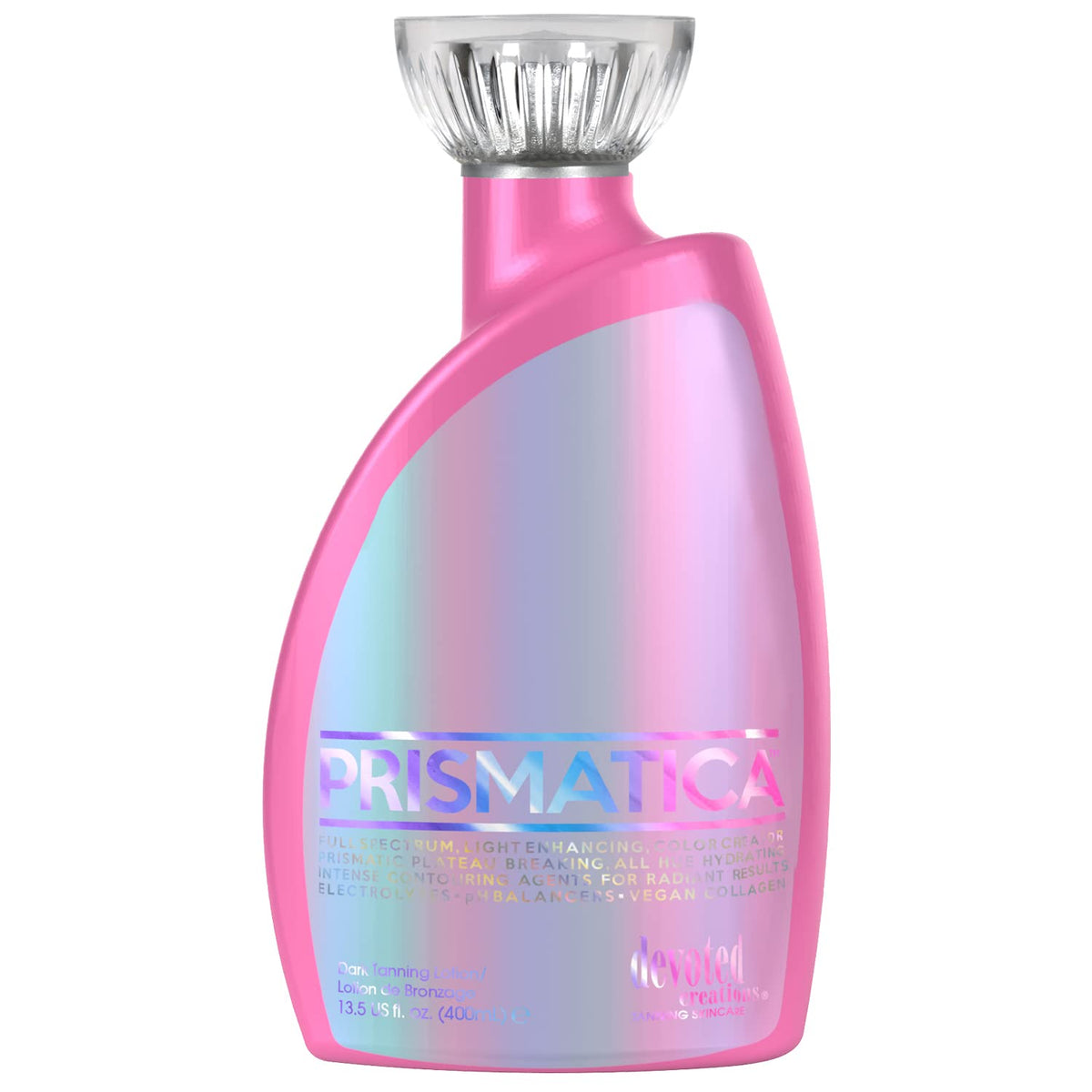 Devoted Creations texture close-up showing lightweight lotion for smooth application