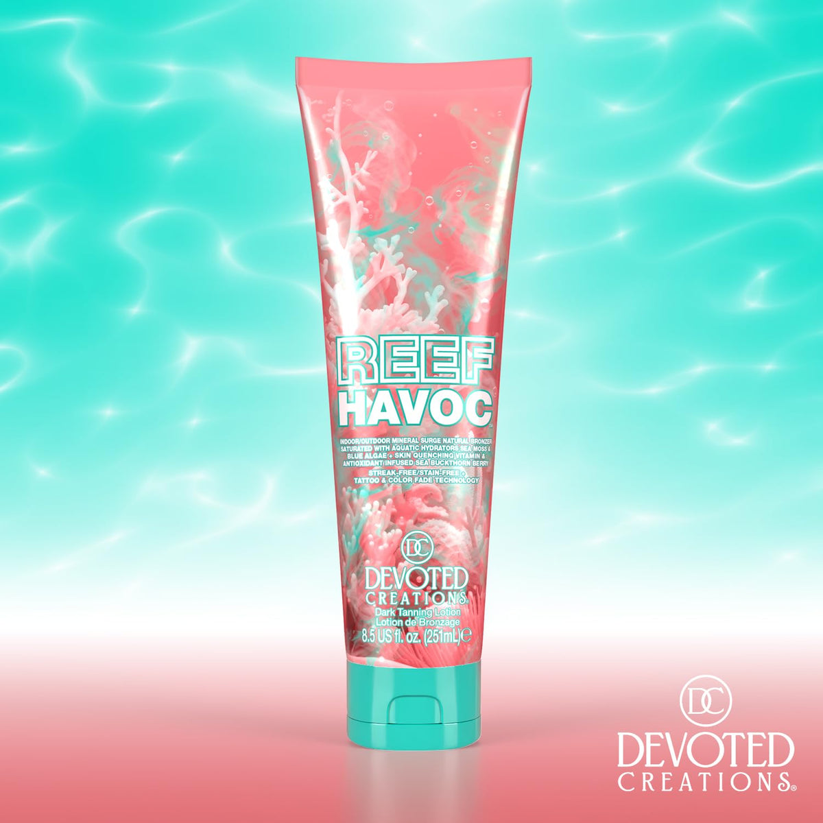 Devoted Creations applied on forearm showing instant bronze and even finish