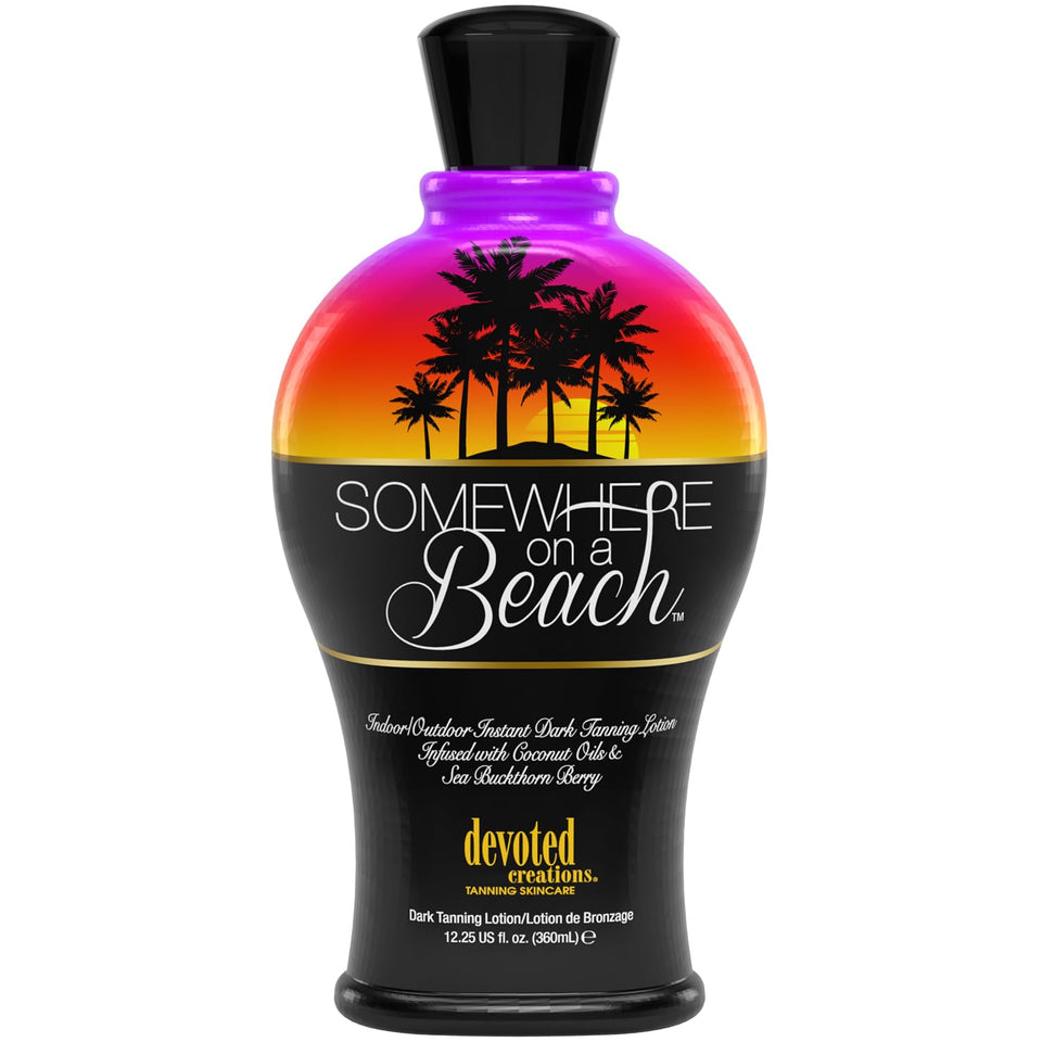 Devoted Creations front packaging showing bottle and label, instant bronzing benefit