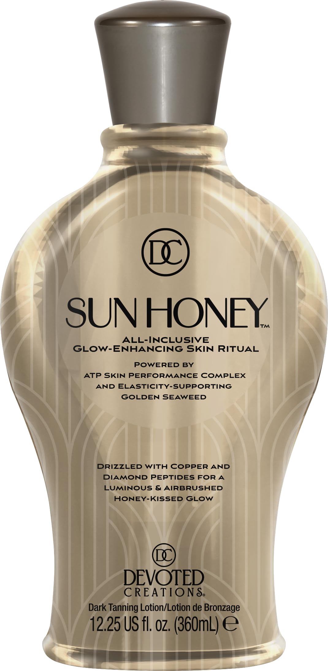 Devoted Creations Sun Honey front packaging highlighting honey-kissed glow