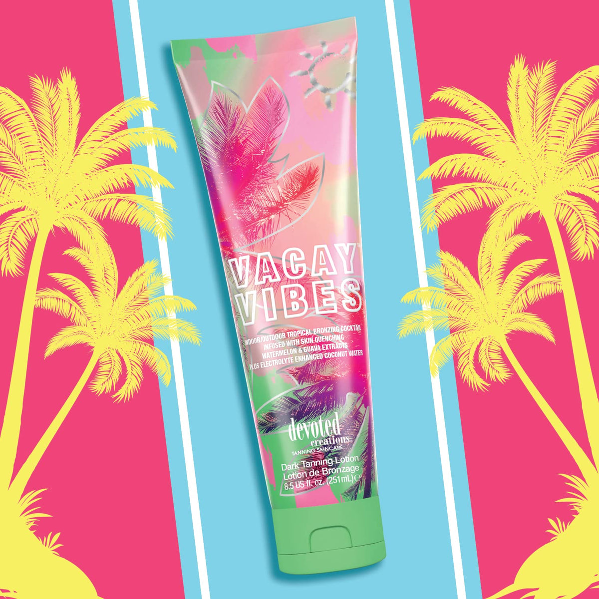 Devoted Creations application on forearm showing even bronzing and quick absorption