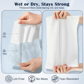 DewVera close-up of rayon texture highlighting softness and absorbency