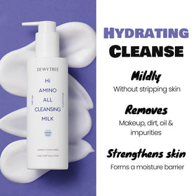 Dewytree pump and bottle close-up highlighting label clarity and ease