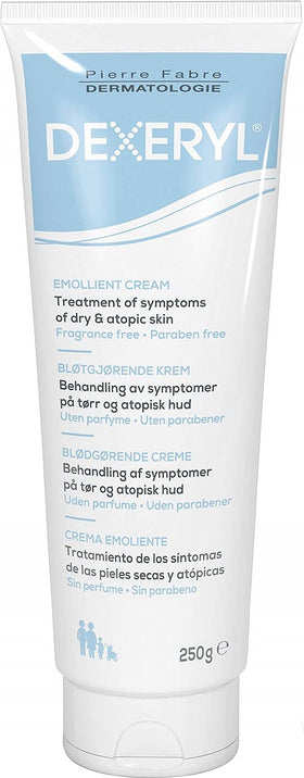 DEXERYL cream texture close-up demonstrating rich emollient for deep hydration