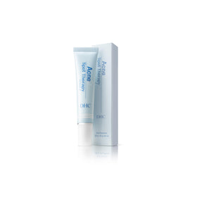 DHC texture close-up of Acne Spot Therapy cream demonstrating lightweight absorbent finish
