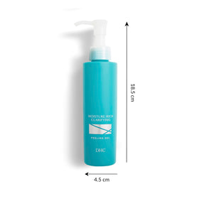 DHC in a bathroom routine setting showing easy integration into skincare