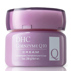 DHC jar front view shows branding and rich moisturizing cream benefit