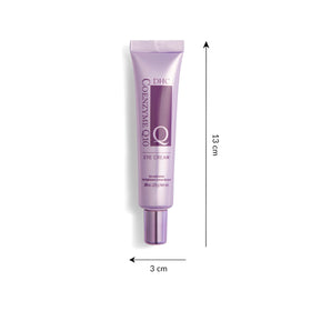 DHC CoQ10 eye cream cap and nozzle detail for precise, hygienic application