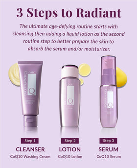 DHC CoQ10 lotion sodium hyaluronate graphic showing moisture retention benefit