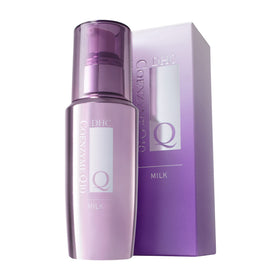 DHC CoQ10 Milk creamy milky texture pouring for lightweight hydration