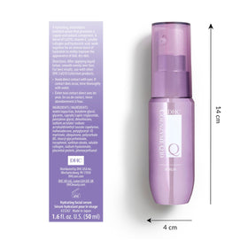 DHC CoQ10 serum before and after skin comparison illustrating improved texture appearance