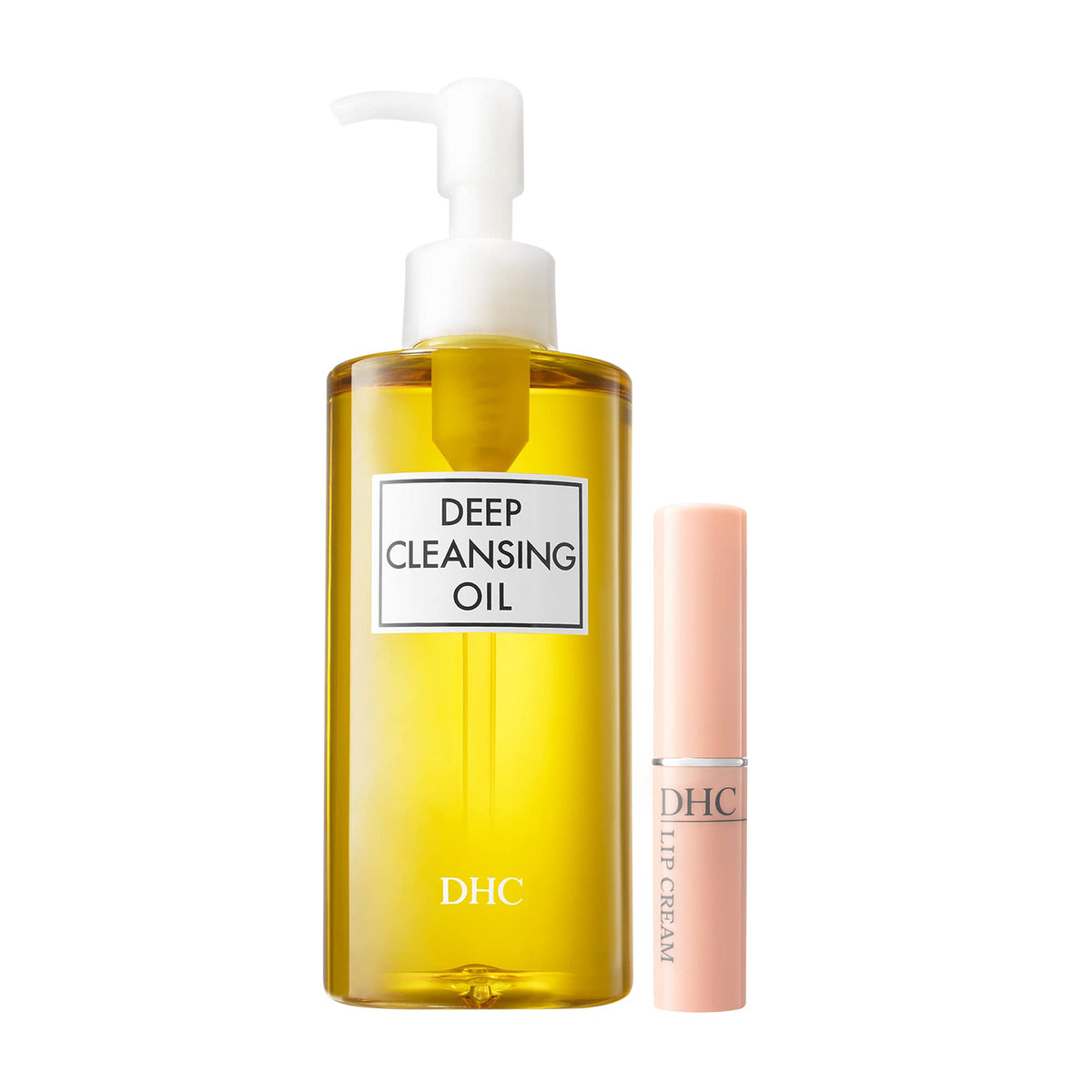 DHC deep cleansing oil front packaging shows bottle and label benefits