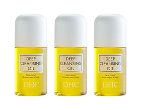 DHC deep cleansing oil mini front packaging showing travel-size benefits