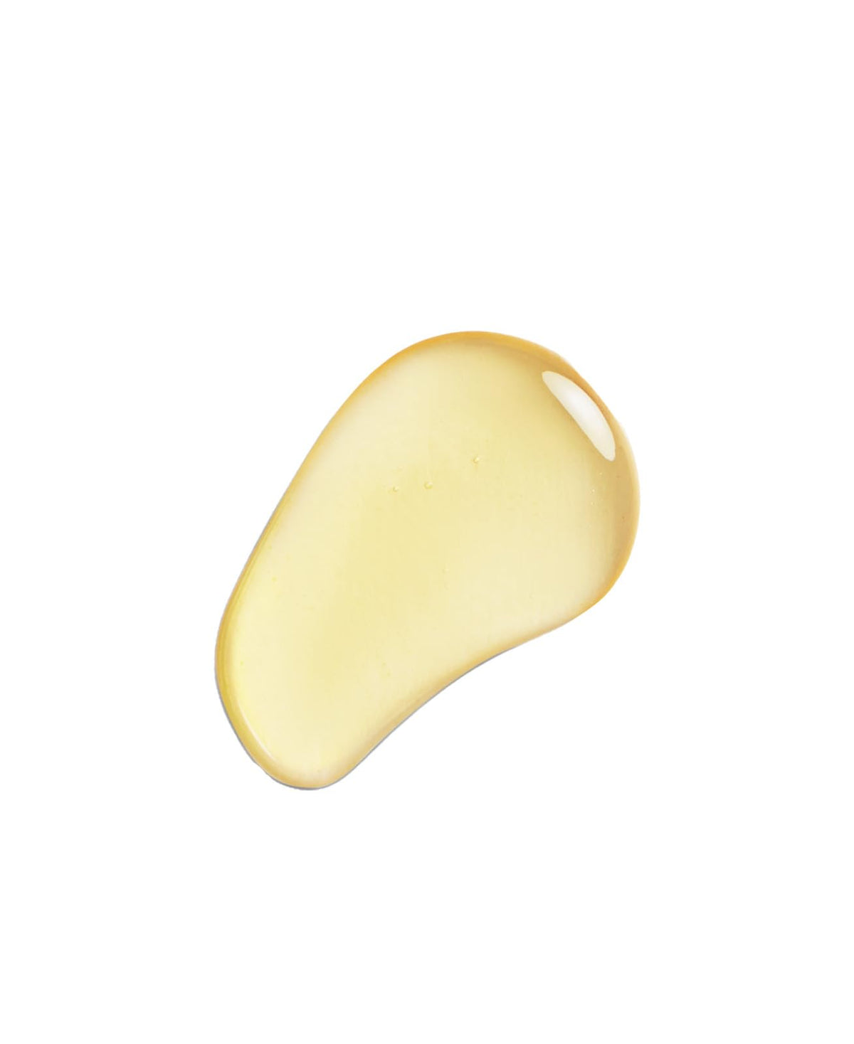 DHC oil texture on palm illustrating lightweight, nourishing glide