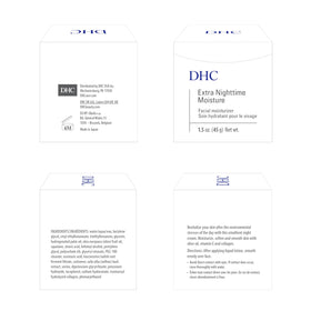 DHC ingredients display with olive and squalane highlighting nourishing botanicals