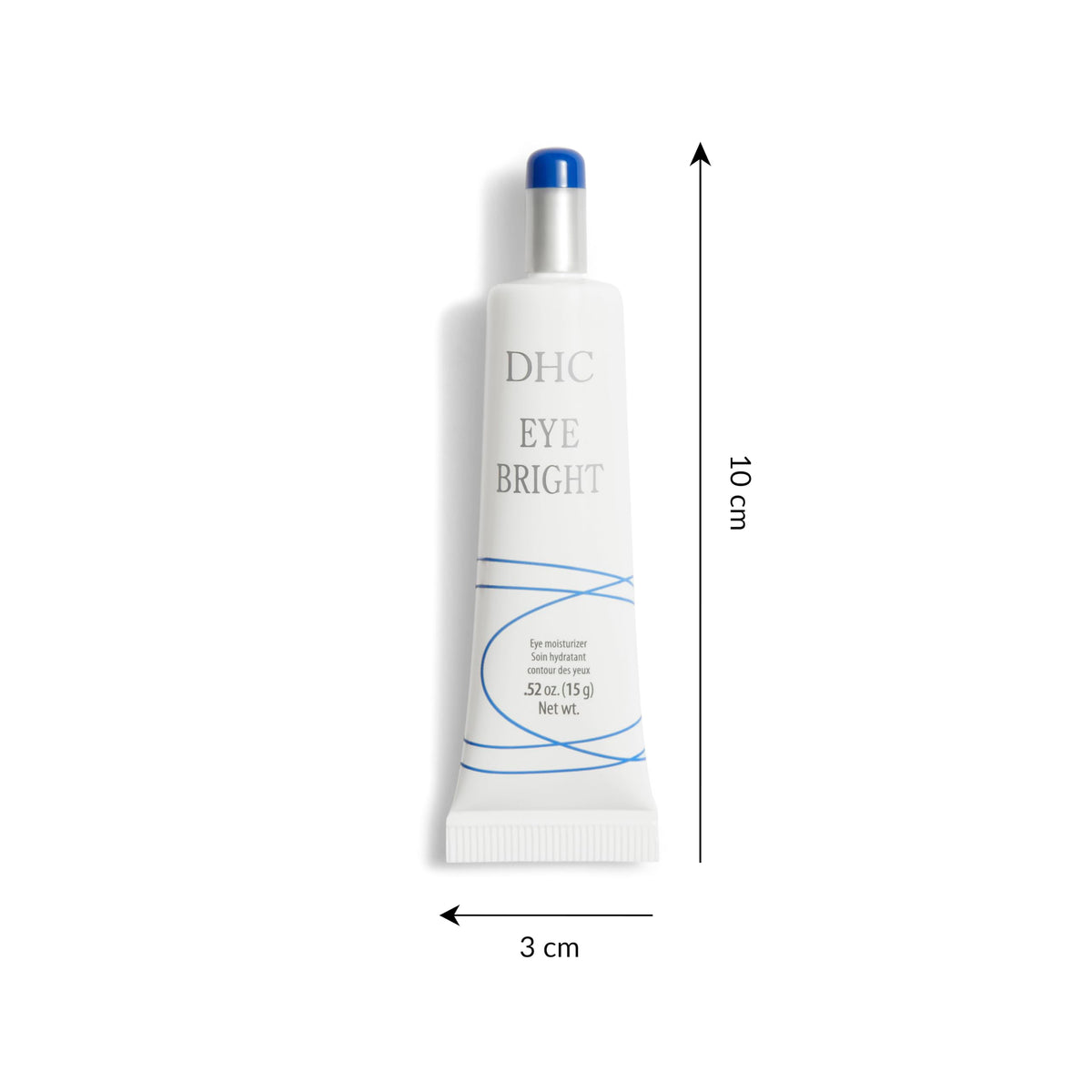 DHC Eye Bright ingredients label close-up showing key botanicals and antioxidants