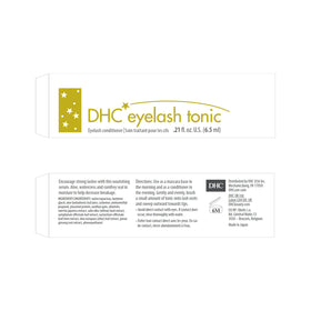 DHC eyelash tonic applied under mascara demonstrating seamless layering benefit