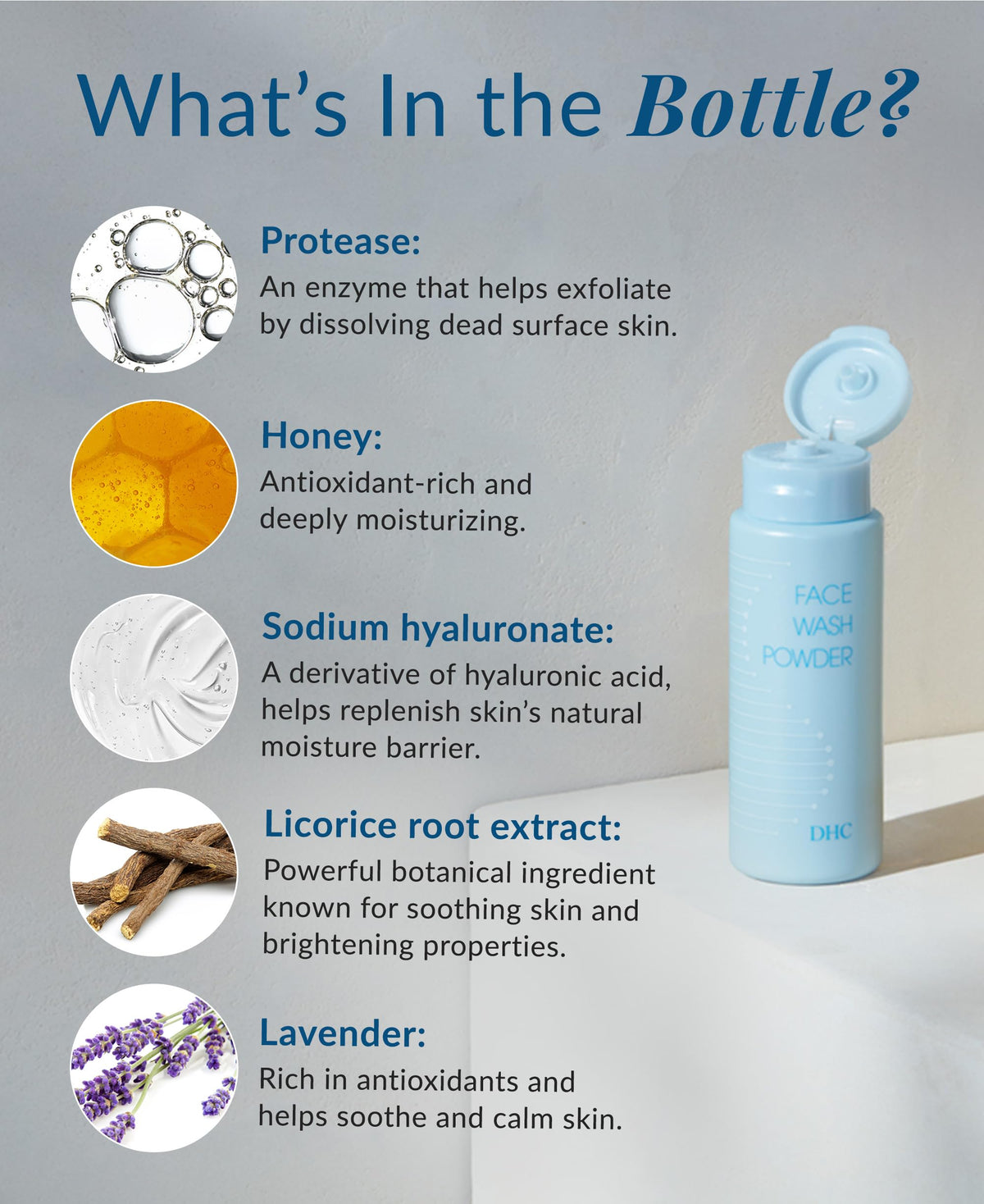 DHC foaming lather in hand demonstrating rich cushiony foam benefit