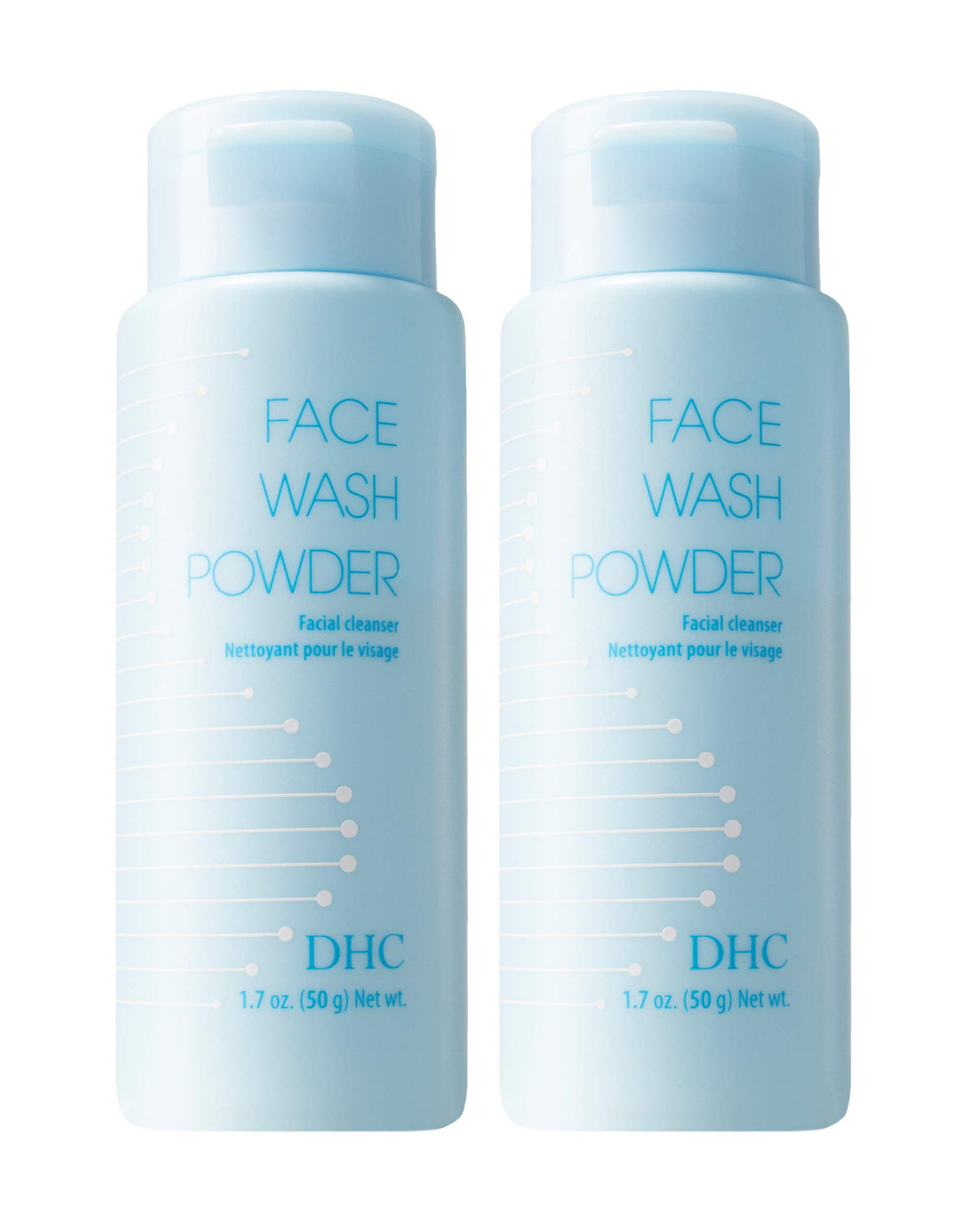 DHC front packaging showing compact two-pack and travel convenience