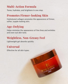 DHC gel dispensed on fingertip demonstrating small amount covers face