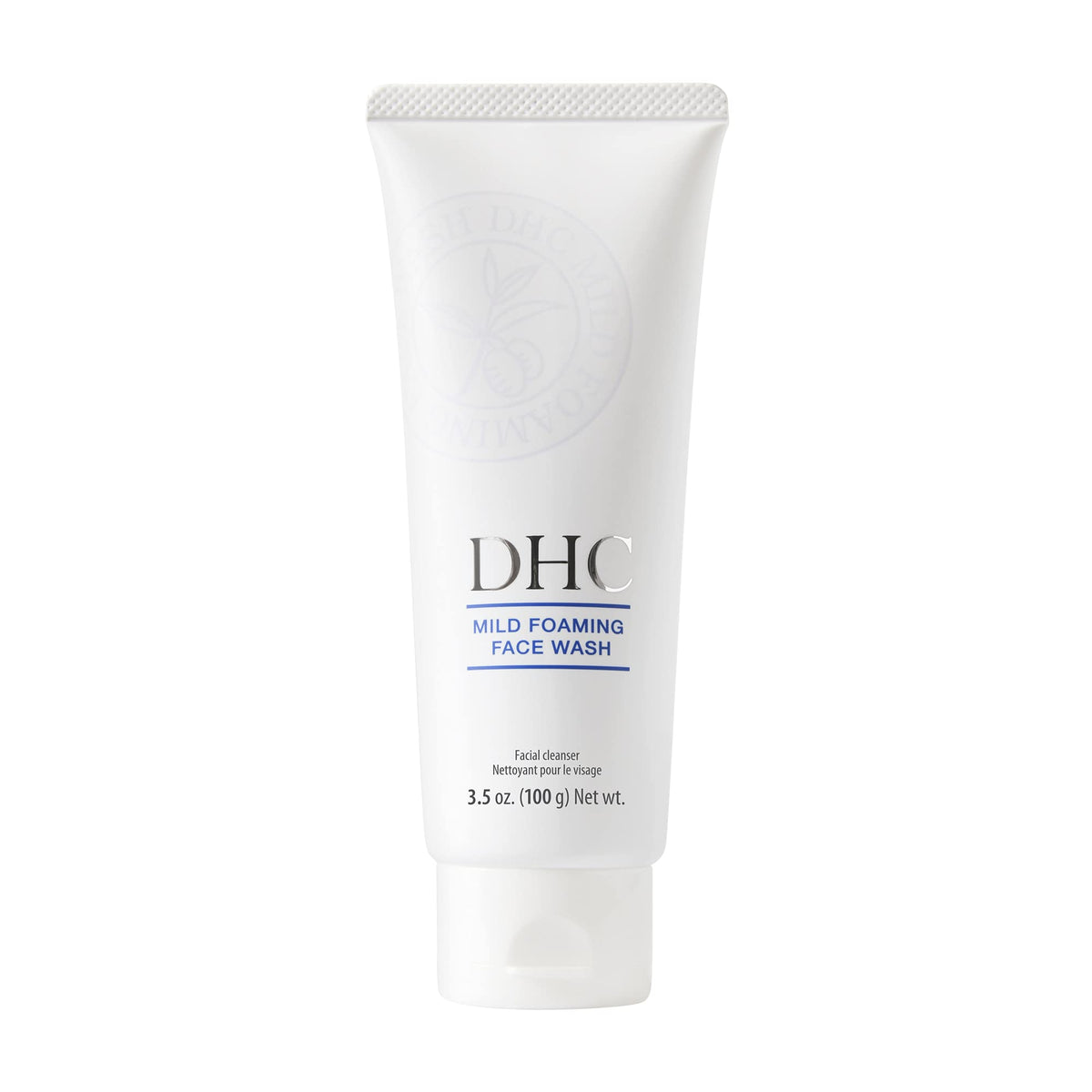 DHC tube front view showing product and clear packaging benefit: recognizable brand