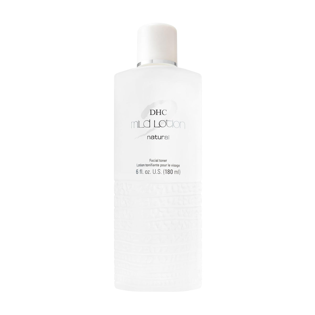 DHC bottle front packaging shows mild lotion, gentle hydration benefits