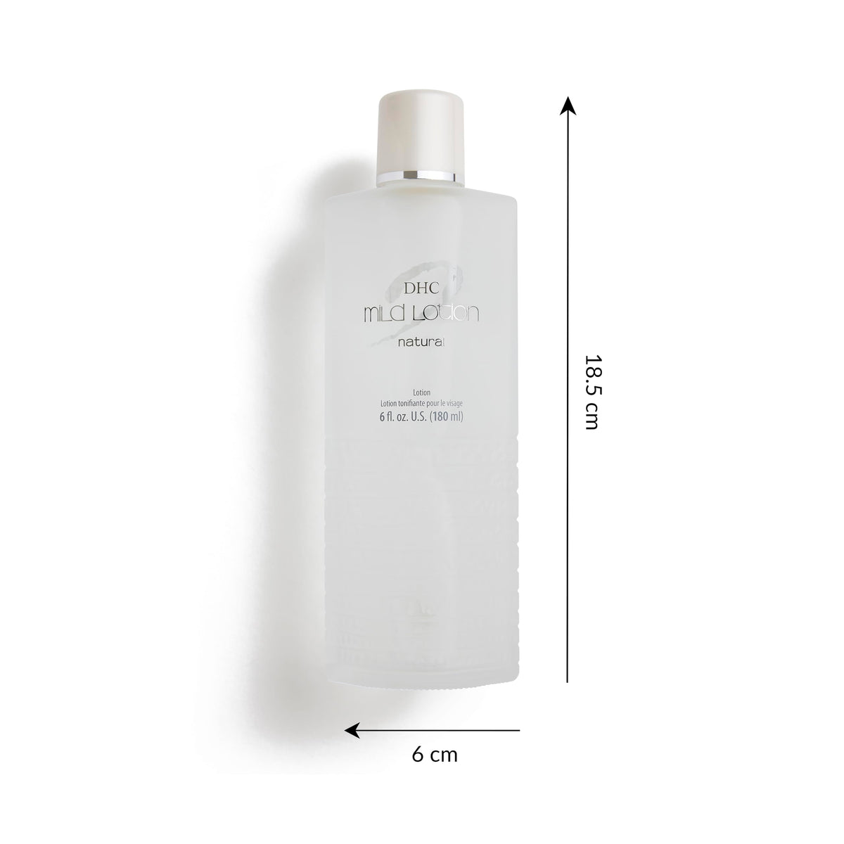 DHC texture drops on skin showing lightweight absorbent hydration
