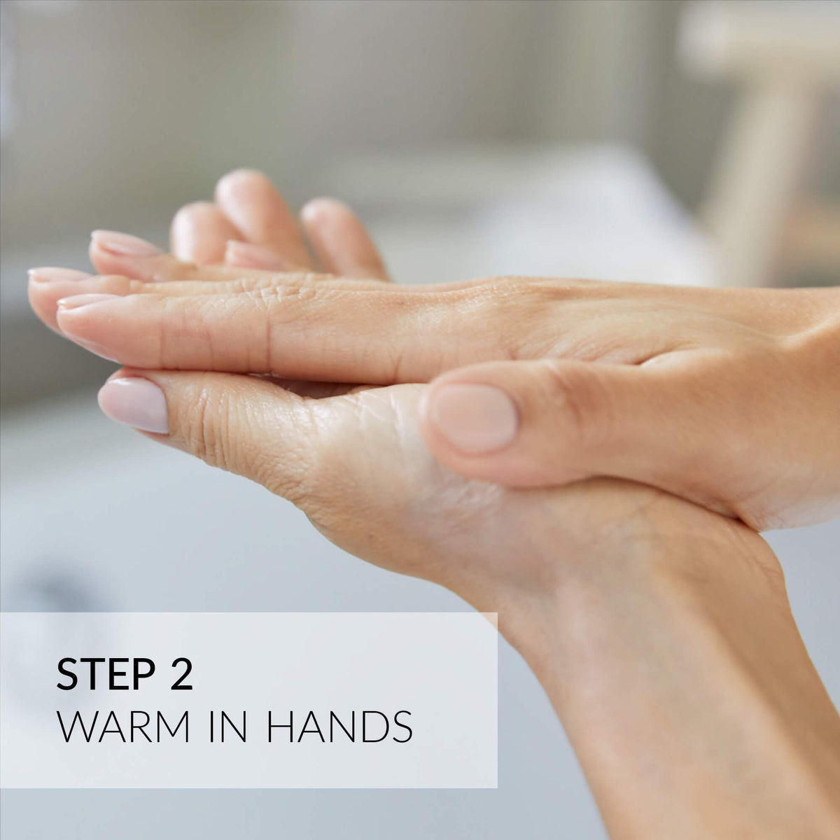 DHC used on cuticles showing softened nails and improved moisturization