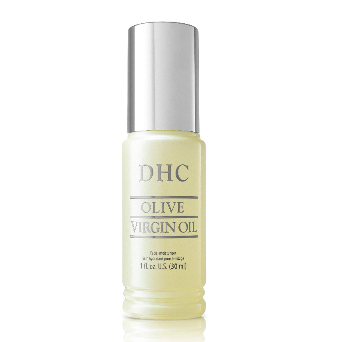 DHC bottle front view showing packaging and lightweight moisturizer benefit