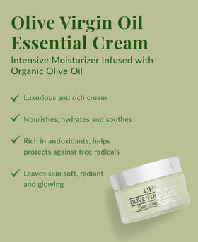 DHC cream open jar close-up showing rich texture for instant hydration