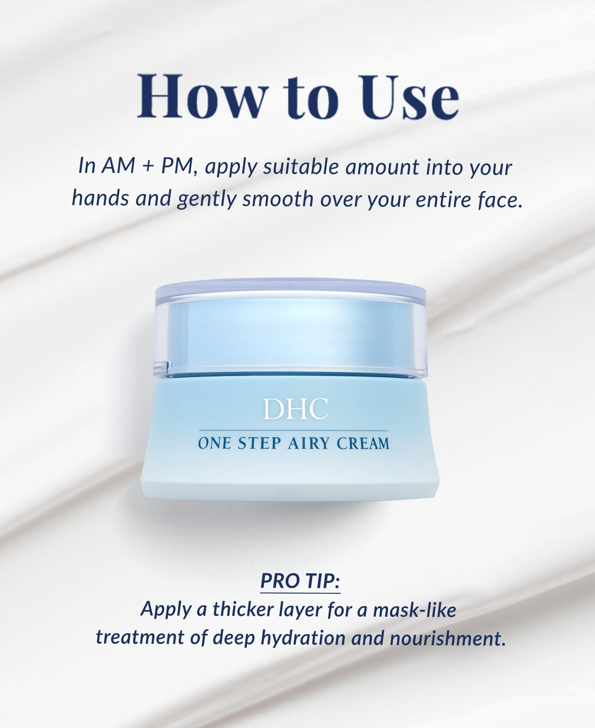 DHC jar beside ruler showing 1.7 oz scale for travel-friendly benefit