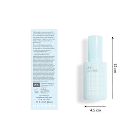 DHC Pore Milk dispensing pump with milky drop showing easy application