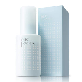 DHC Pore Milk creamy-milky texture closeup illustrating lightweight absorption
