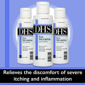 DHS SAL texture foam lather demonstrating gentle cleansing action for scalp comfort