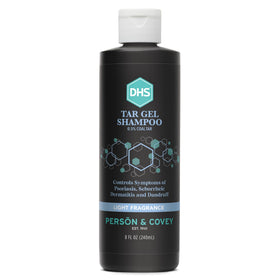 DHS front packaging showing bottle and label, clarifies product use