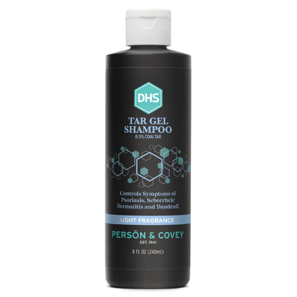 DHS front packaging showing bottle and label, clarifies product use