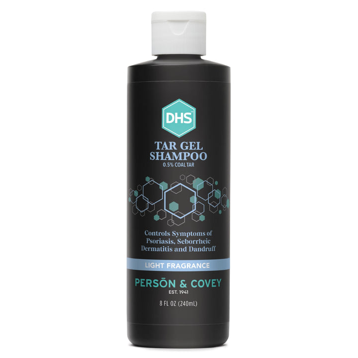 DHS front packaging showing bottle and label, clarifies product use