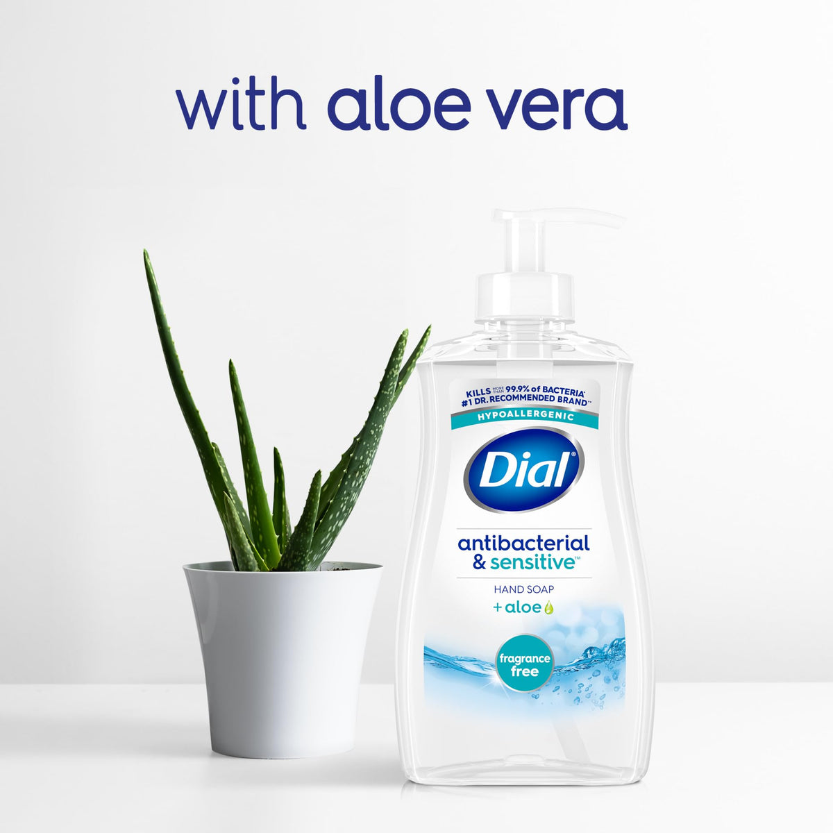 Dial family handwashing scene shows gentle protection for sensitive skin