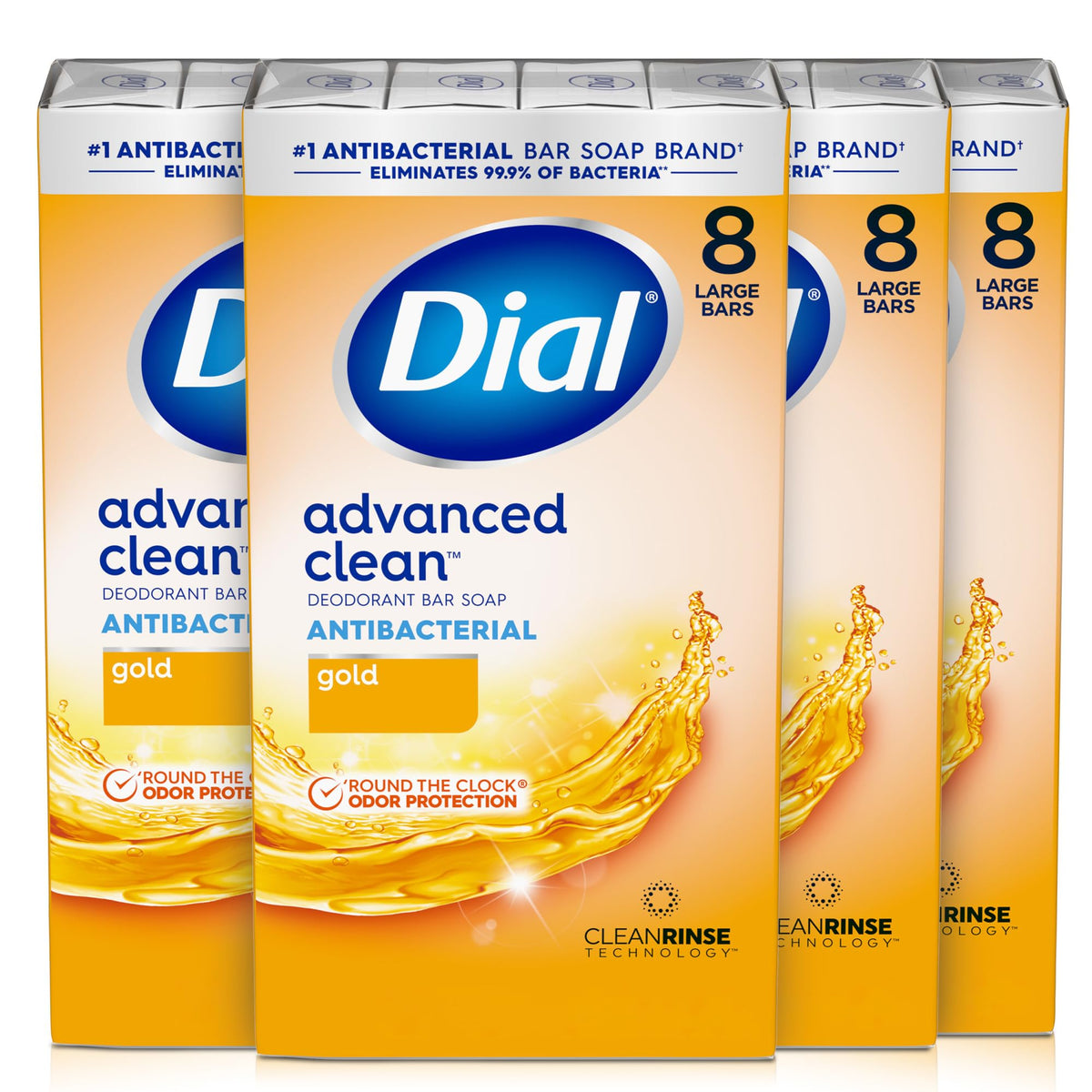 Dial Gold front packaging showing 32-bar bundle and clean benefits
