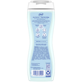 Dial body wash in use in shower demonstrating easy lathering