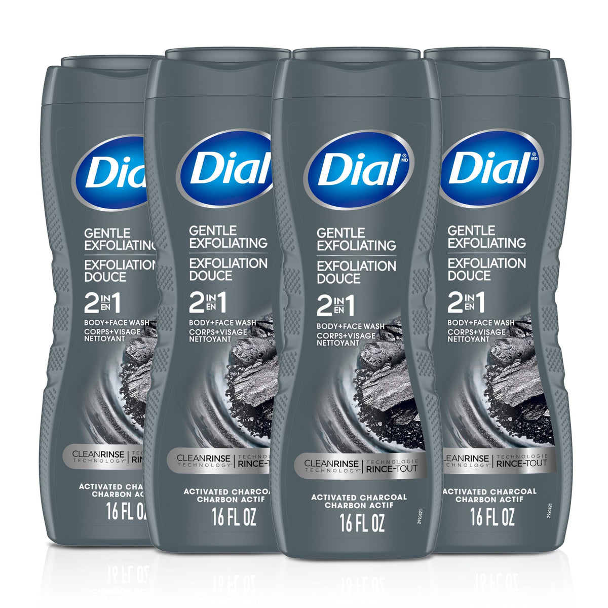Dial front packaging showing brand and clean-rinse benefits