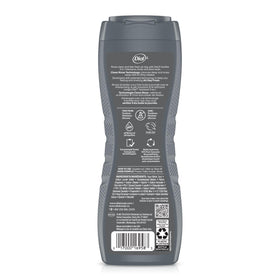 Dial men in-shower use with washcloth showing efficient head-to-toe cleaning