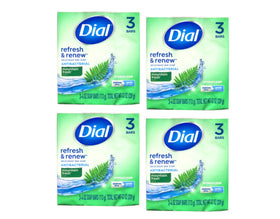 Dial bar soap front packaging shows brand and fresh scent benefit