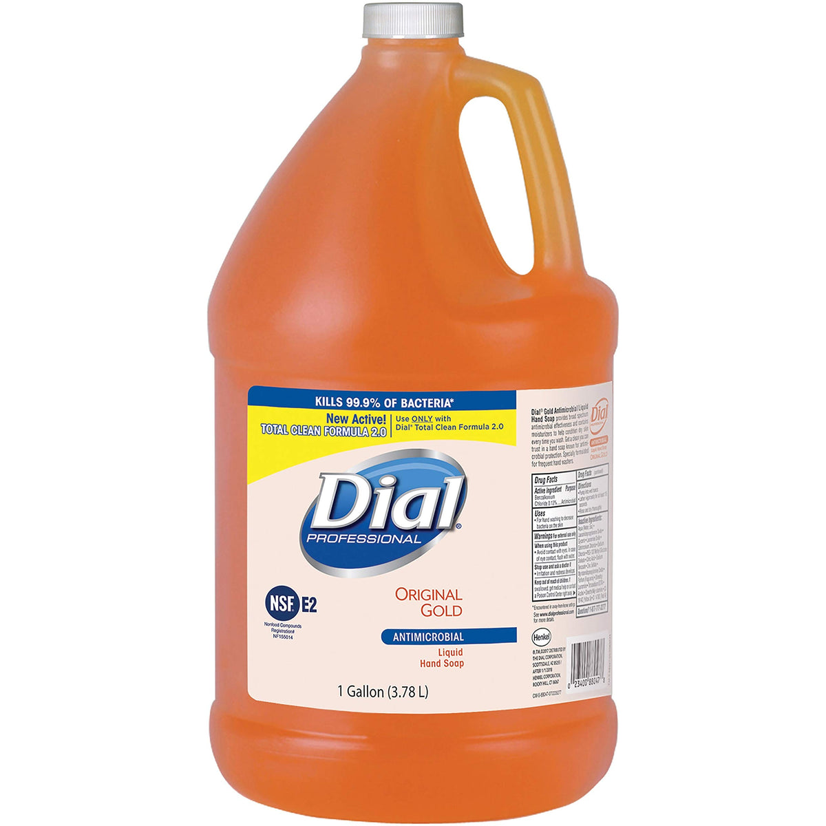 Dial Professional front packaging showing refill bottle and label, highlighting reliable antibacterial cleanup