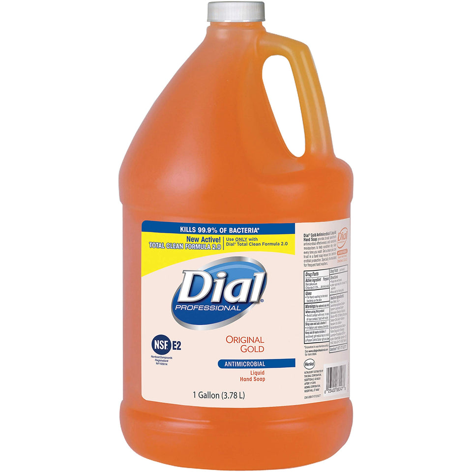 Dial Professional front packaging showing refill bottle and label, highlighting reliable antibacterial cleanup