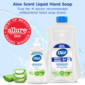 Dial pump close-up delivering controlled soap and convenient use