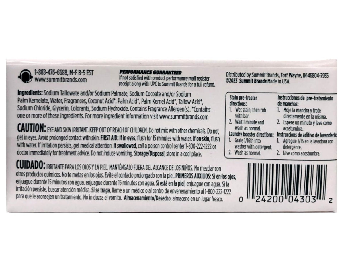 Dial Purex Fels-Naptha bar in hand applying to a fabric stain for targeted removal