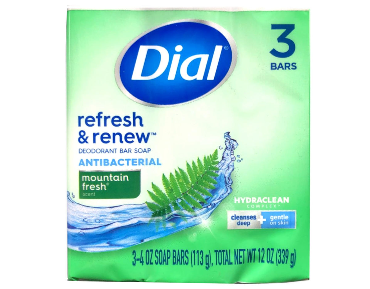 Dial single soap bar profile highlighting grip and quick-use benefit